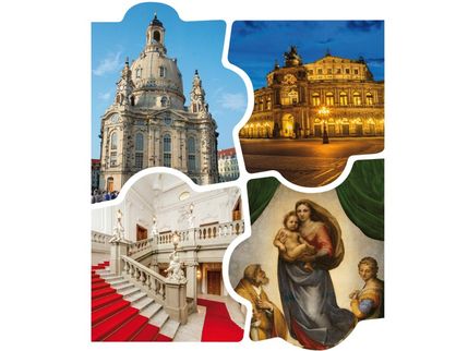 Alte und neue Glanzlichter Dresdens Baustein 3 (Führung im Neuen Grünen Gewölbe & in der Semperoper) - Kind 6-17 Jahre
