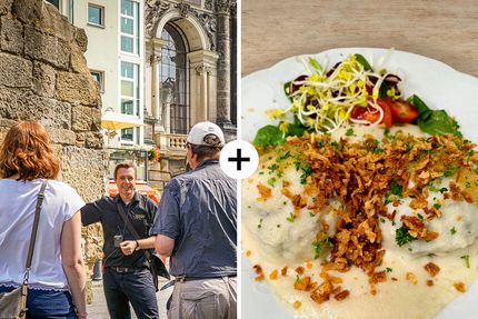 Historischer Altstadtrundgang inklusive sächsischem Abendessen in besonderer Atmosphäre - Erwachsene(r) ab 15 Jahre