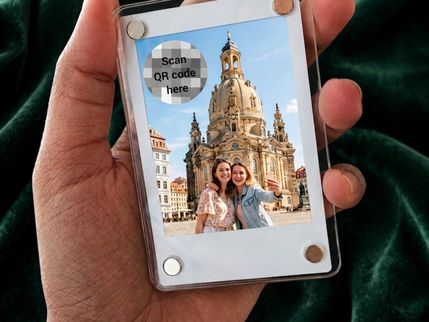 Instant Reisemagnet - Fotografie mit QR Code - für 3 Personen