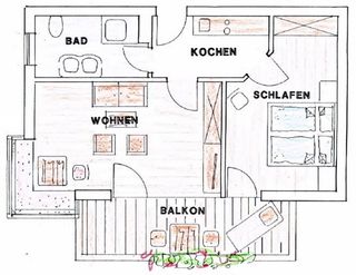 FeWo 1 'Traumblick' Grundriss