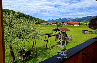 Aussicht vom Balkon