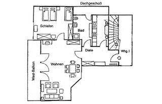Grundrissplan  Ferienwohnung Zellerhorn