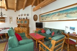 Wohnraum Ferienwohnung Kampenwand