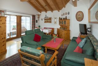 Wohnraum Ferienwohnung Kampenwand