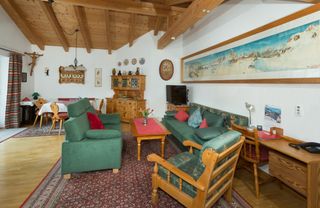 Wohnraum Ferienwohnung Kampenwand