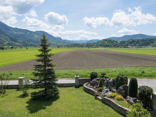 Blick vom Balkon