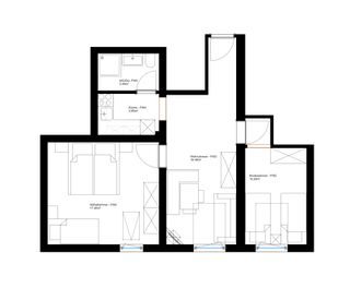 Grundriss Ferienwohnung 3