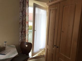 Blick zum Balkon Gästezimmer Nr. 2