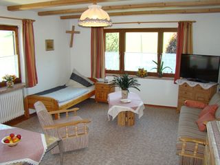 Ferienwohnung Hochries - Wohnschlafzimmer