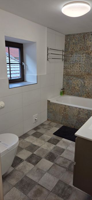 Bad en suite (Zimmer Wildbarren)