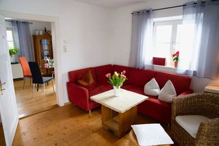 Wohnzimmer Ferienwohnung Riesenblick