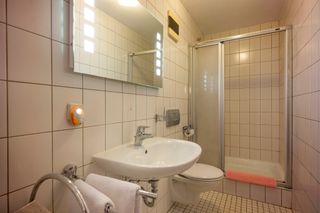 Badezimmer im Appartement