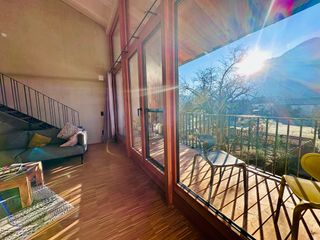 Ausblick zum und vom Balkon