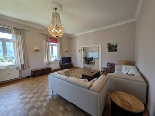 Wohnzimmer mit Blick zur Küche - Esstisch