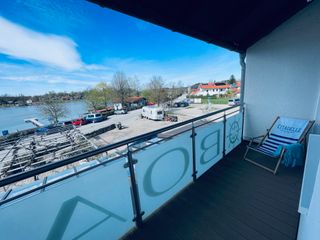 Balkon mit Blick auf den Klostersee