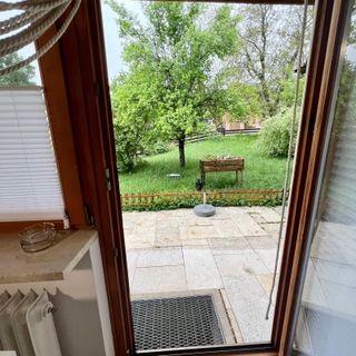 Blick aus dem Wohnzimmer