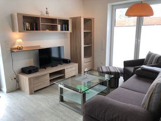 Wohnzimmer Ferienwohnung Salzwiese