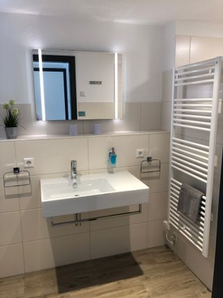 Badezimmer Ferienwohnung Salzwiese