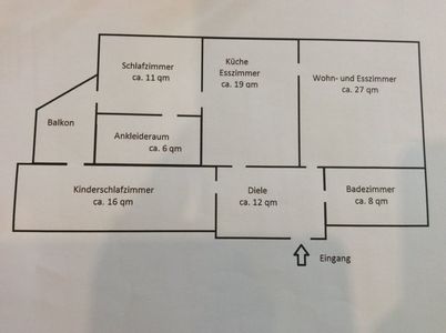 Grundriss Wohnung