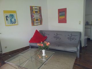 Wohnzimmer Fewo 1 Schlafcouch