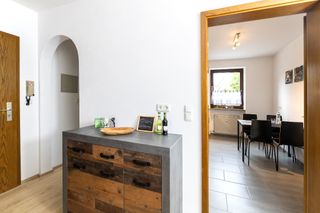 Gang mit Garderobe