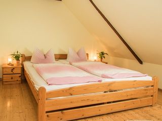 Fewo Hirsch auf dem Reiterhof: Schlafzimmer