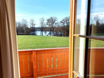 Seeblick Balkon