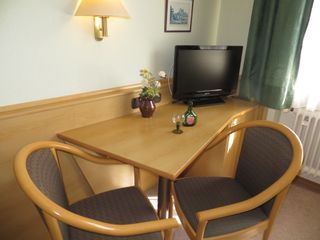 Sitzecke in einem Doppelzimmer