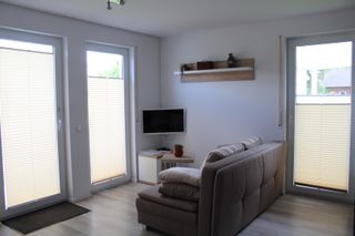 Wohnzimmer Ferienwohnung "Am Seeufer III"