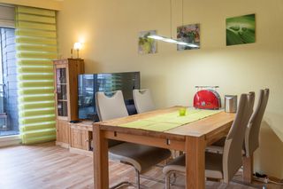 Essbereich im Wohnzimmer