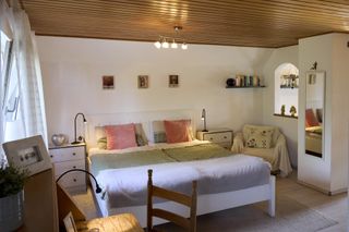 Schlafzimmer der Ferienwohnung im Haus Tourneur in Lippetal