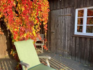 Scheunen-Sauna Eingang