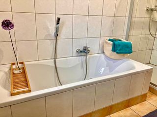 Entspannung pur bietet unsere Badewanne