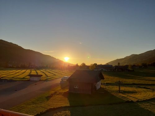 Sonnenuntergang mit Blick nach Thalkirchdorf Sonnenuntergang mit Blick nach Thalkirchdorf