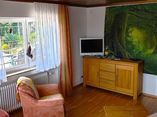 FeWo SÃœD Wohnzimmer  Schlafsofa