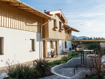 Das neue Haus mit dem "Chalet zu de Hehna"