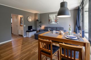 Essbereich im Wohnzimmer