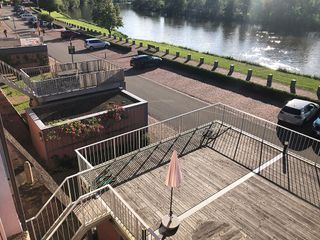 Terrasse direkt am Main