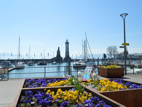 Lindauer Hafen im Frühling