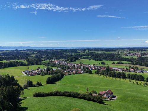 Sicht auf Niederstaufen