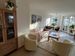 Wohnzimmer mit Schlafsofa in der Ferienwohnung Werseblick in Sendenhorst