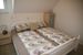 Schlafzimmer mit Doppelbett Ferienwohnung Zwischen den Seen in Haltern am See