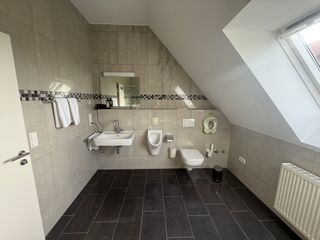 Badezimmer im Appartement 4 auf dem Hof König in Everswinke