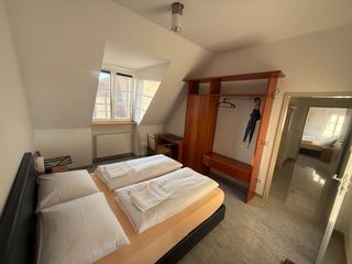 Schlafzimmer im Appartement 6 auf dem Hof König in Everswinkel