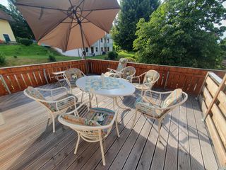 möbilierte Terrasse