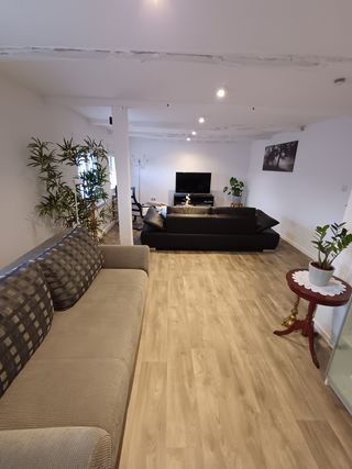Wohnzimmer in der Ferienwohnung Weber in Ascheberg
