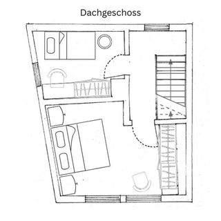 Skizze Dachgeschoss