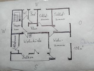 Grundriss der Fewo