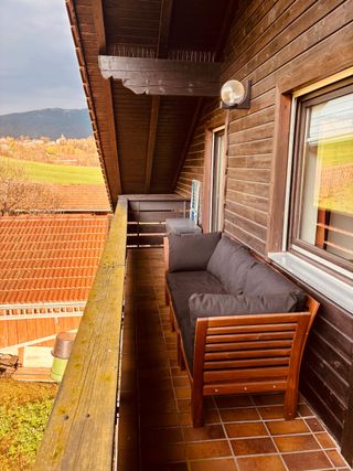 Lounge am Balkon