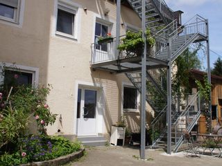 Treppe zum Haus Emil